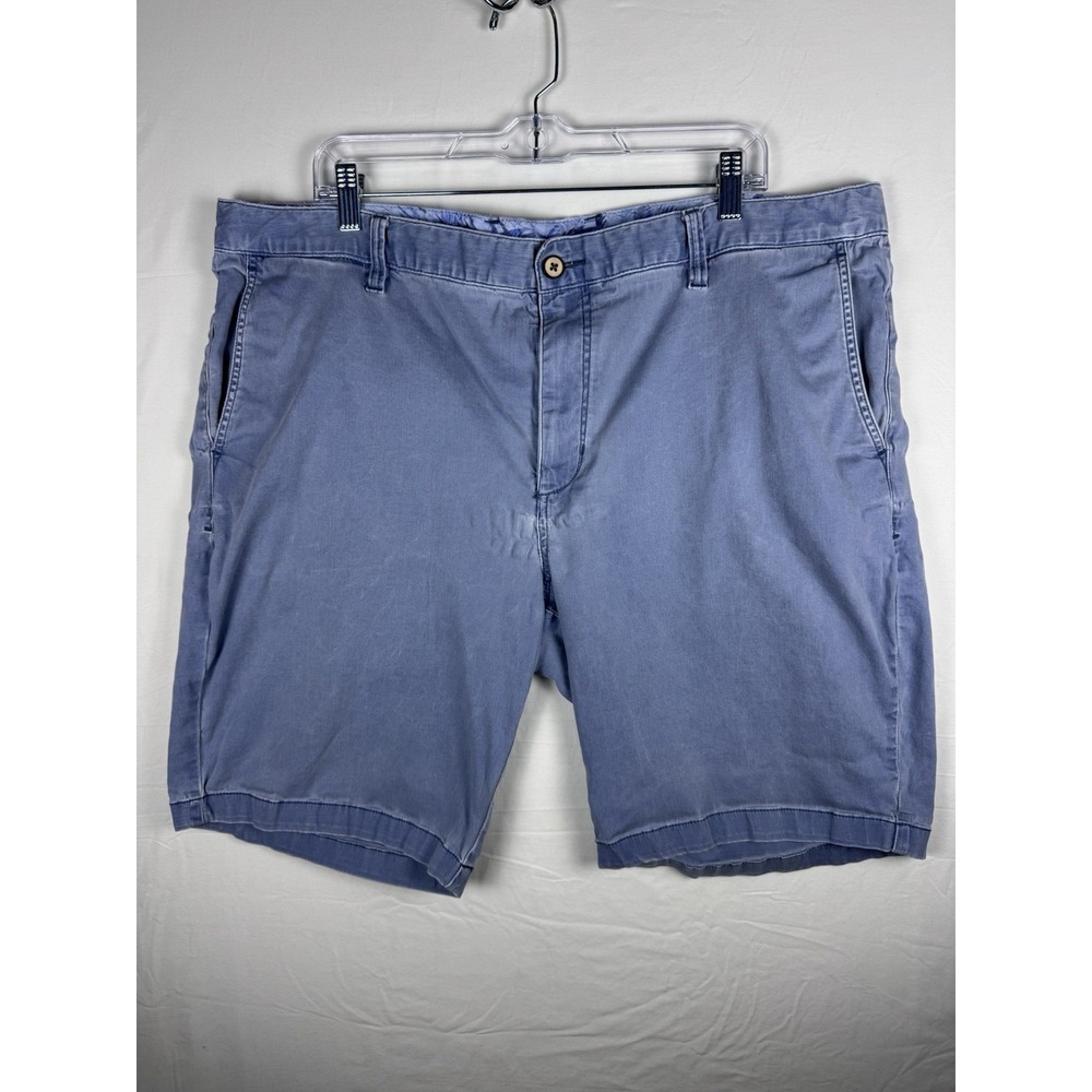 Tommy Bahama Shorts Mens 42 Blue Chino Flat Front Casual Island Zone Lightweight